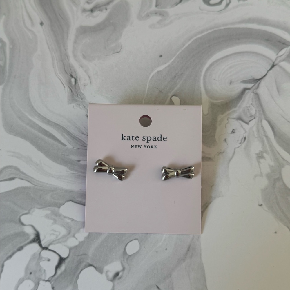 Kate Spade Silver Bow Jewelry